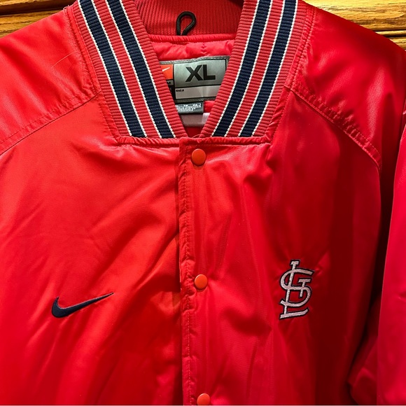 St Louis Cardinal satin jacket in size XL - Picture 2 of 5